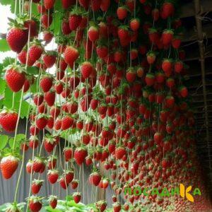 Клубника ампельная Анастасия купить по цене от 370р. в интернет-магазине «Посадика» с доставкой почтой в в Красноярске и по всей России – [изображение №1].