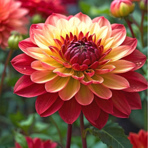 Георгин Оникс Найт купить по цене от 590р. в интернет-магазине «Посадика» с доставкой почтой в в Красноярске и по всей России – [изображение №1].